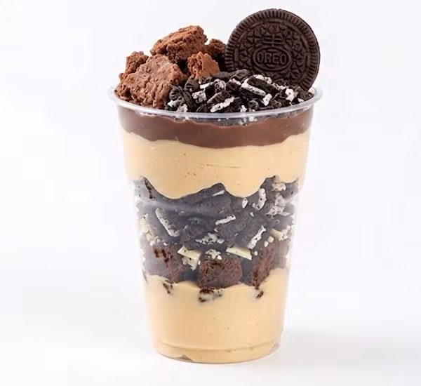 Copo Brownie Oreo